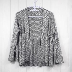 One girl who |Gray sparkle Open front Cardigan